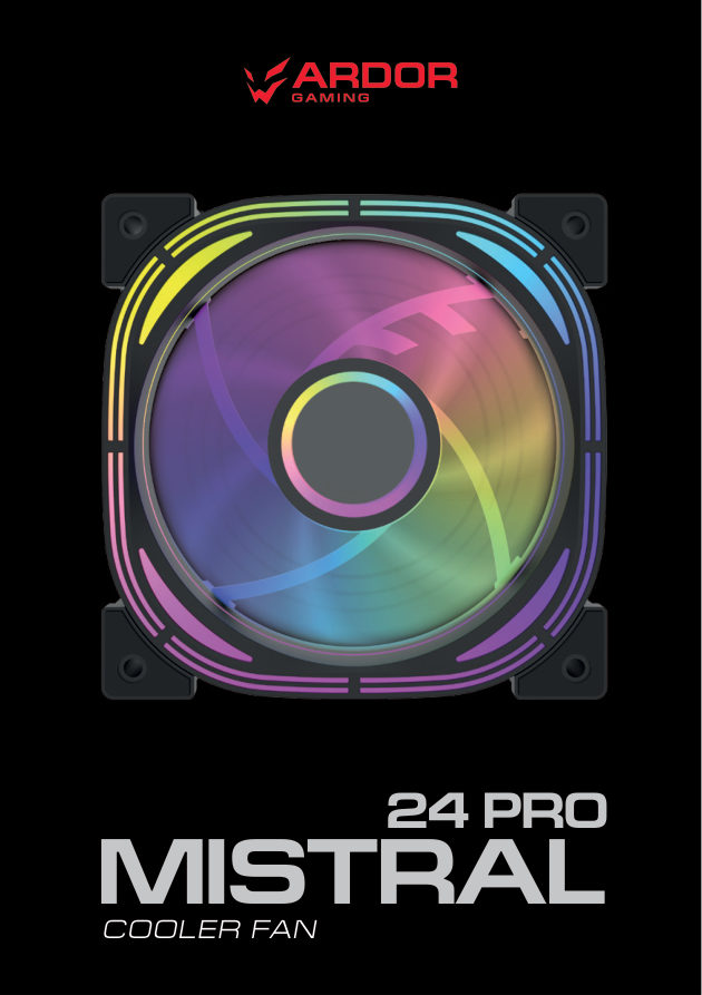 Комплект вентиляторов ARDOR GAMING Mistral 24 PRO Kit 3in1