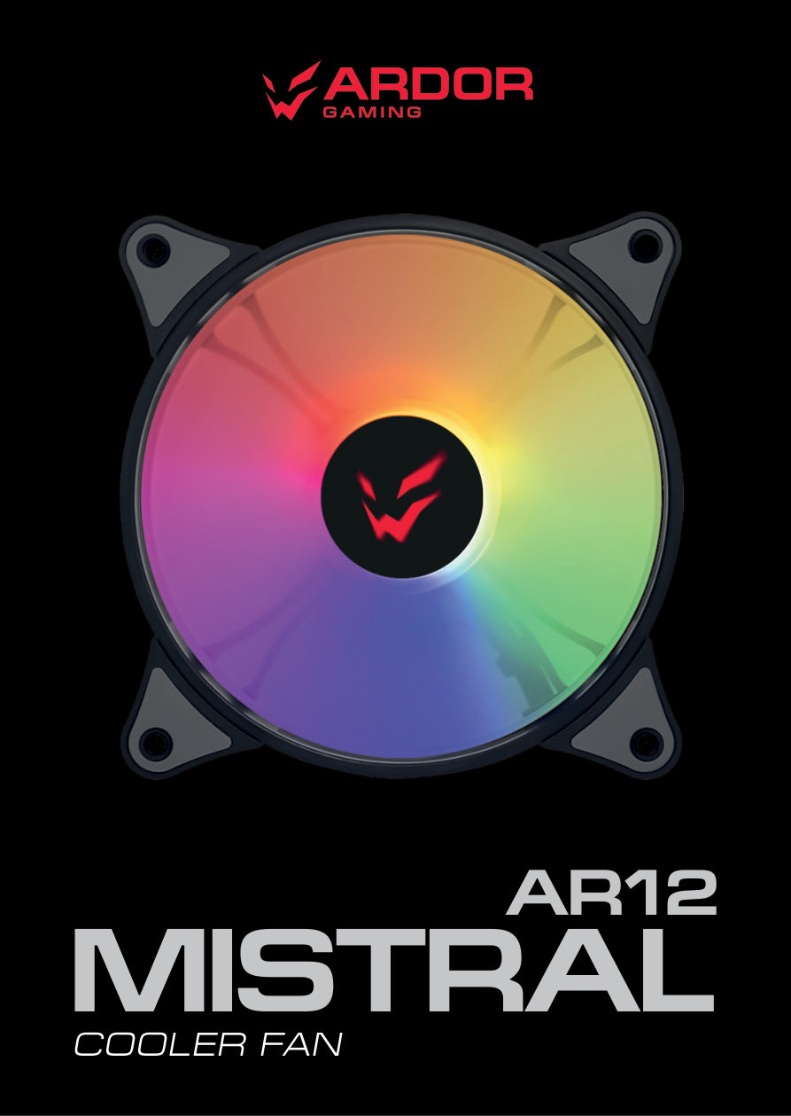 Комплект вентиляторов ARDOR GAMING Mistral AR12 Kit 5in1