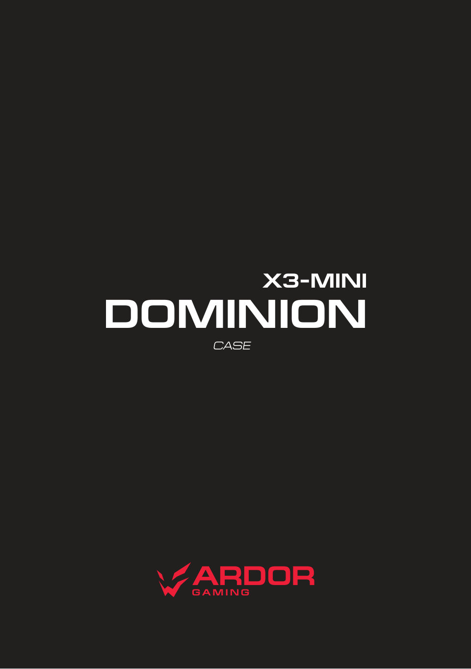 Корпус ARDOR GAMING DOMINION X3-Mini FRGB