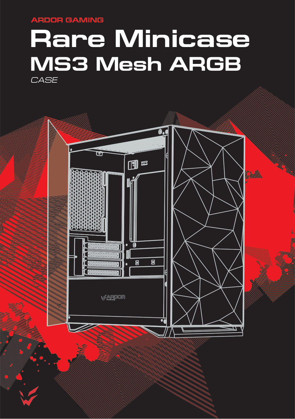 Корпус ARDOR GAMING Rare Minicase MS3 Mesh ARGB