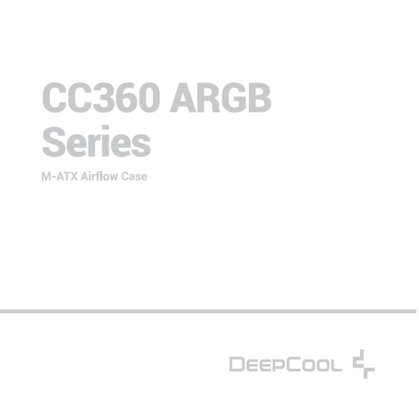 Корпус DEEPCOOL CC360