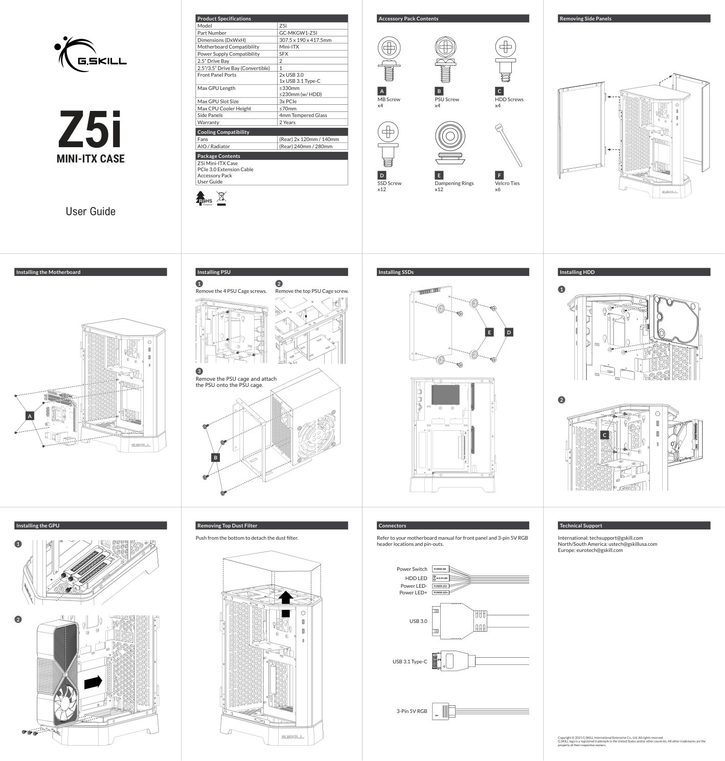 Корпус G.Skill Z5i [GC-MKGW1-Z5I]