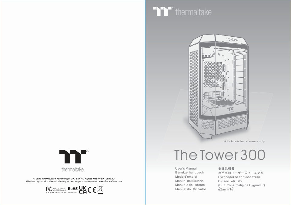 Корпус Thermaltake The Tower 300 Racing Green [CA-1Y4-00SCWN-00]