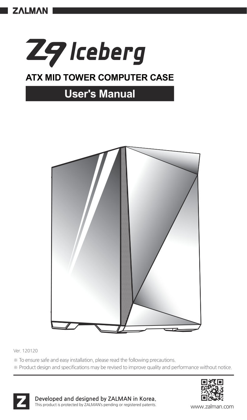 Корпус ZALMAN Z9 Iceberg [Z9 ICEBERG WHITE]