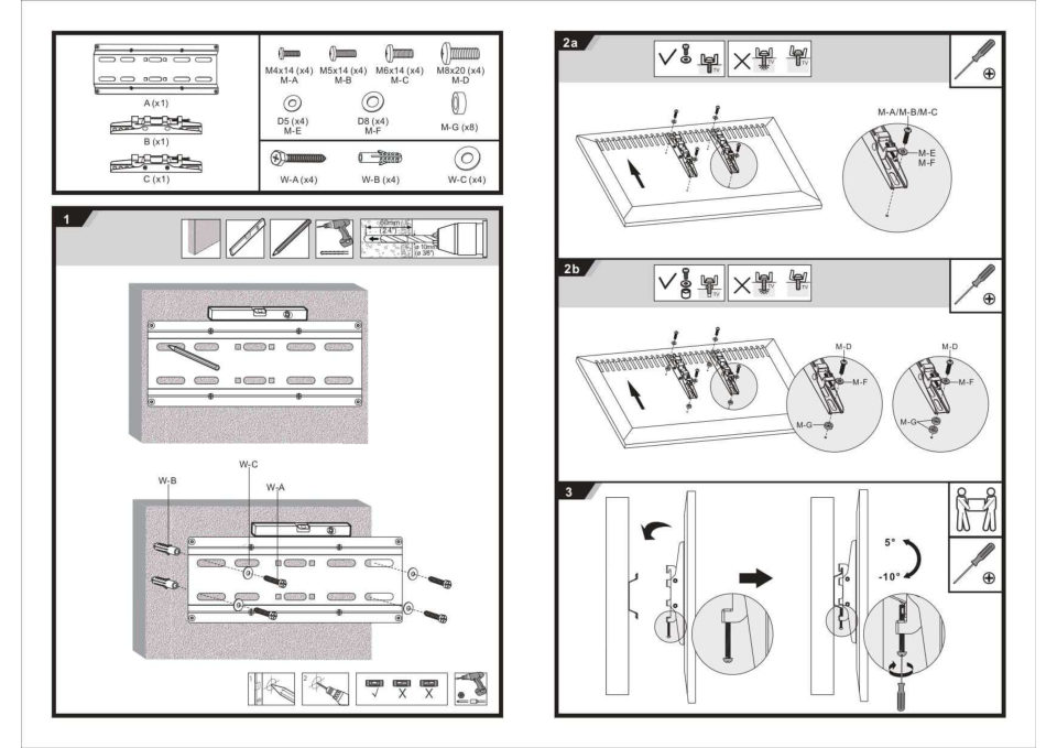 Кронштейн для ТВ Ultramounts UM836T