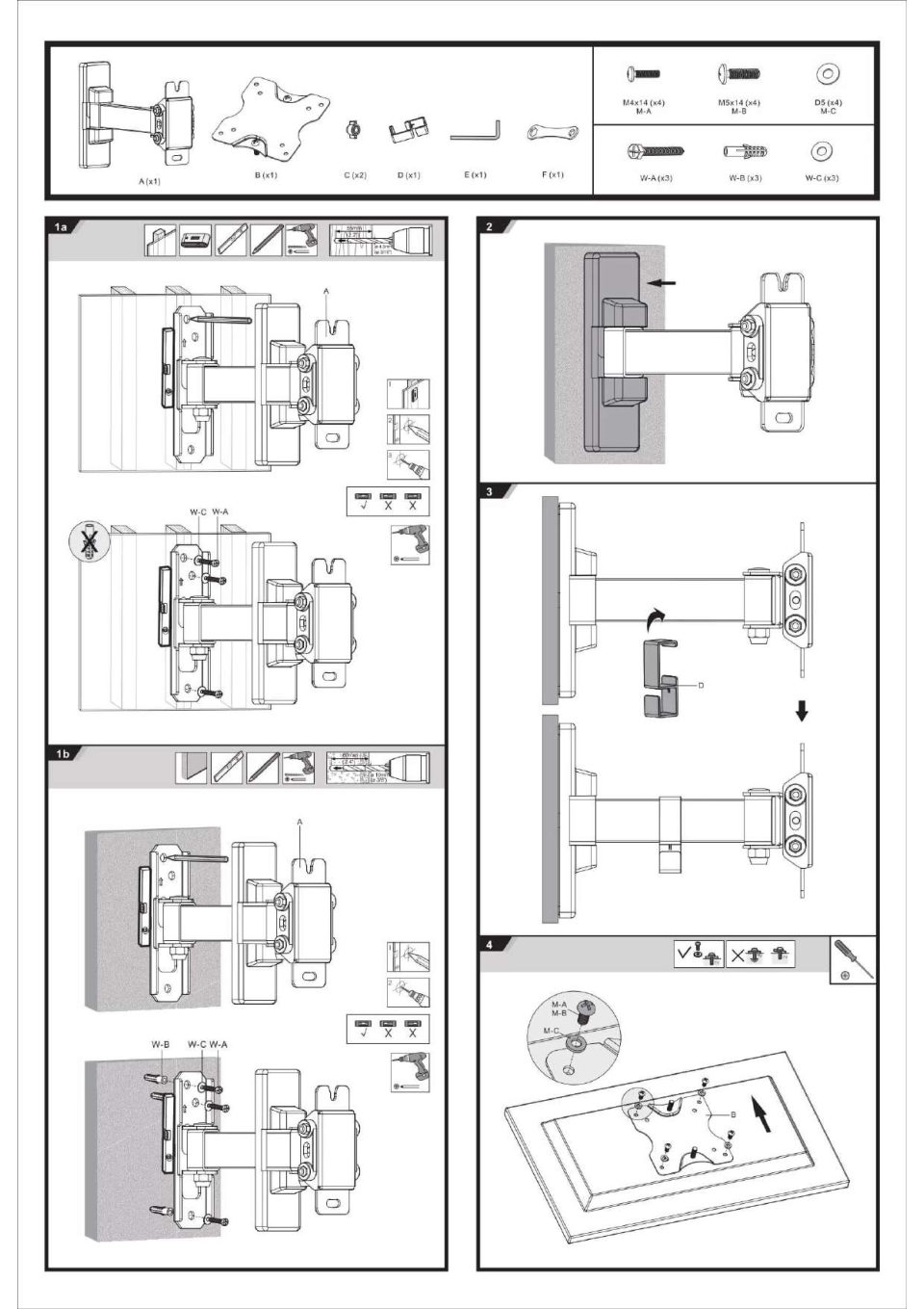Кронштейн для ТВ Ultramounts UM860