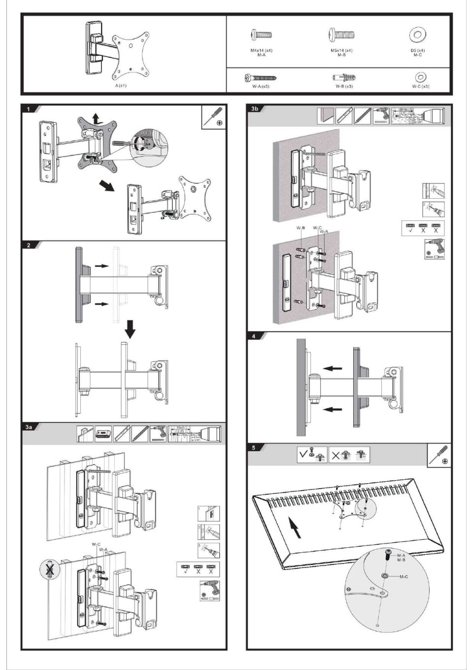 Кронштейн для ТВ Ultramounts UM874