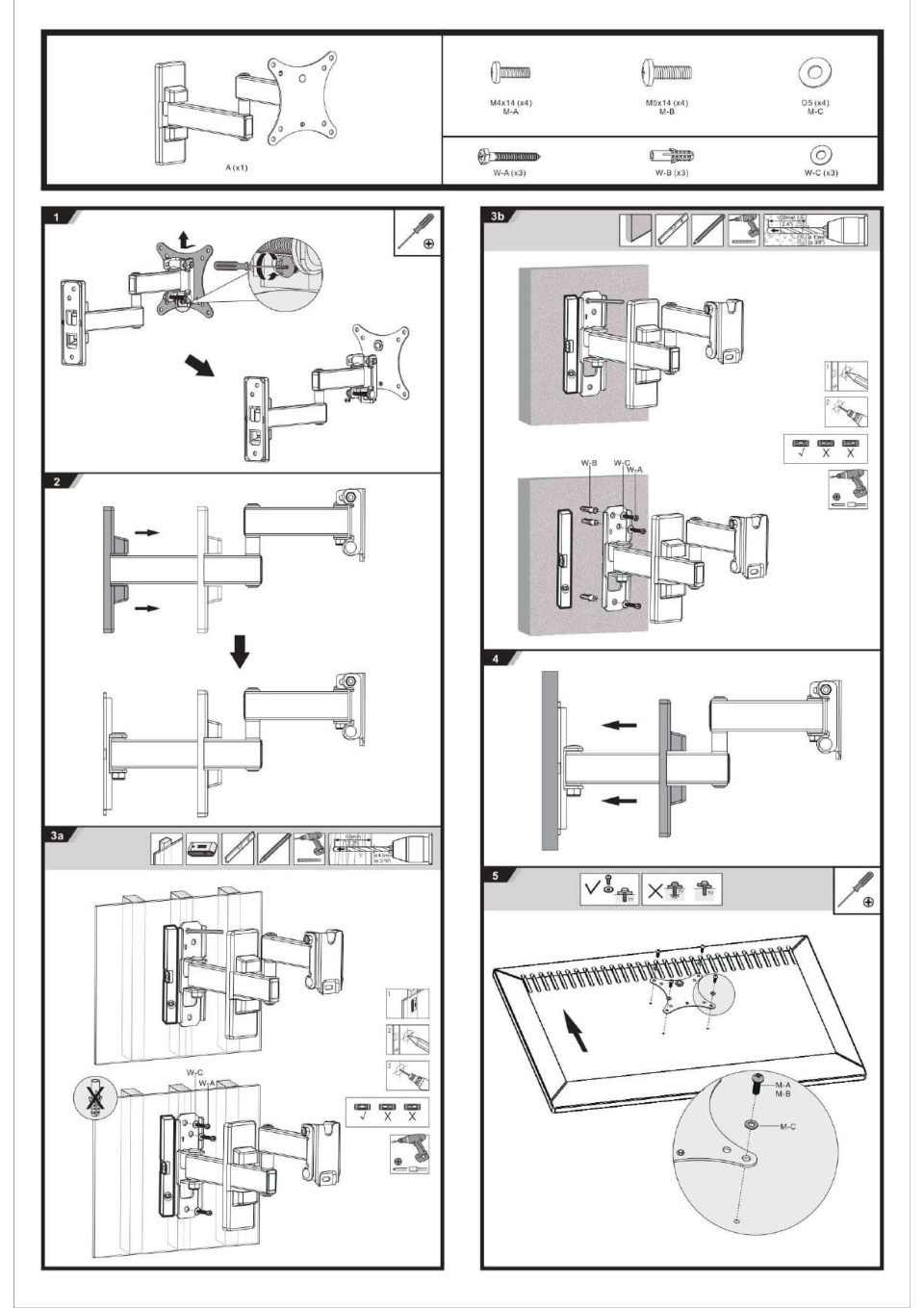 Кронштейн для ТВ Ultramounts UM875