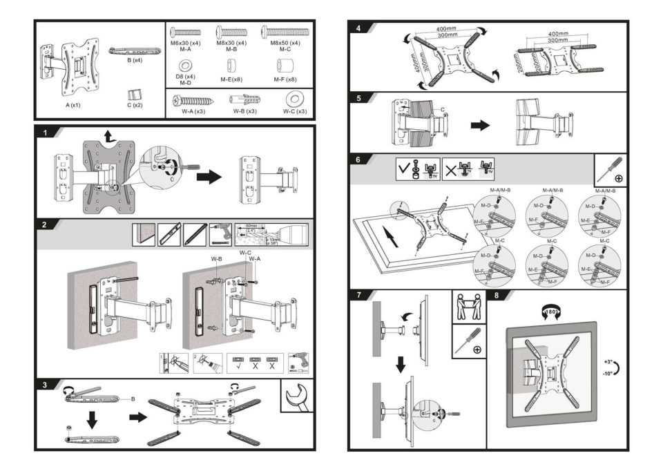 Кронштейн для ТВ Ultramounts UM901