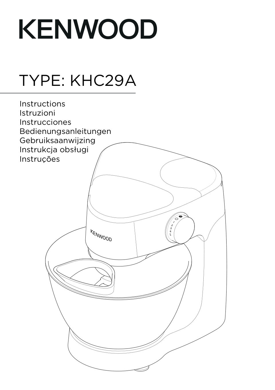 Кухонная машина Kenwood KHC29A.R0SI