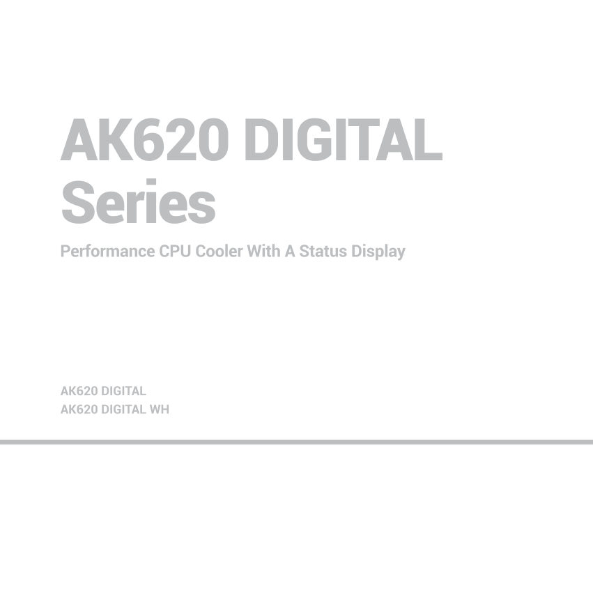 Кулер для процессора DEEPCOOL AK620 DIGITAL WH [R-AK620-WHADMN-G]