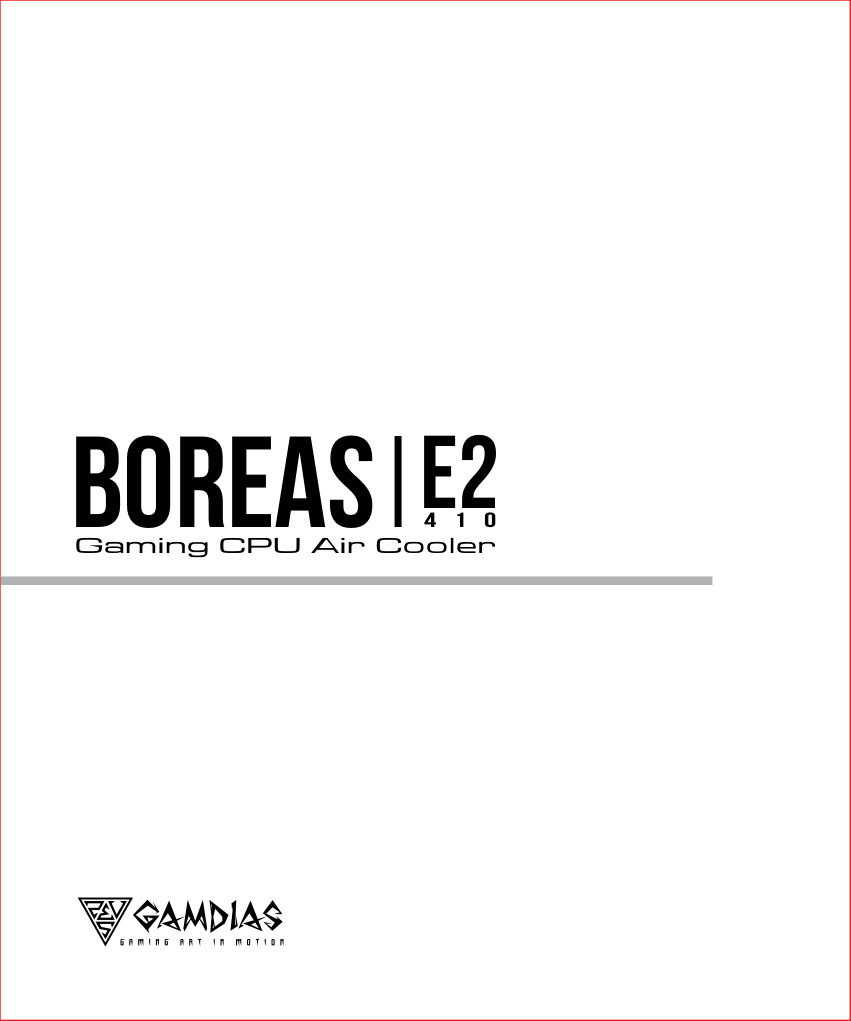 Кулер для процессора GAMDIAS BOREAS E2-410 [16352-02200-00000-G]