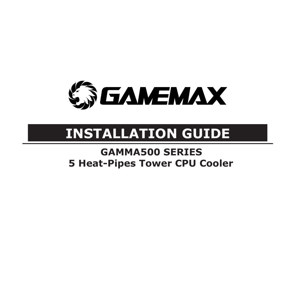 Кулер для процессора GameMax Gamma 500 RGB