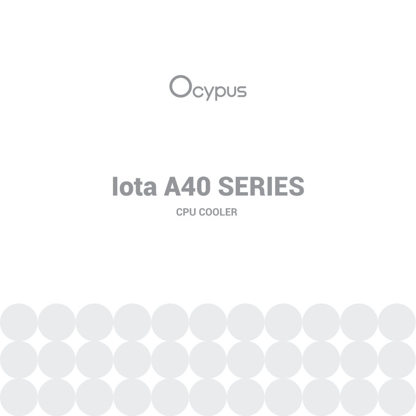 Кулер для процессора Ocypus Iota A40 BK [Iota-A40-BK1NNWD00X-GL]