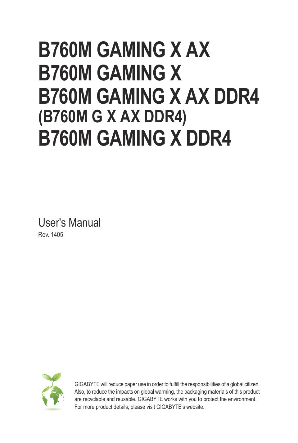 Материнская плата GIGABYTE B760M GAMING X DDR4