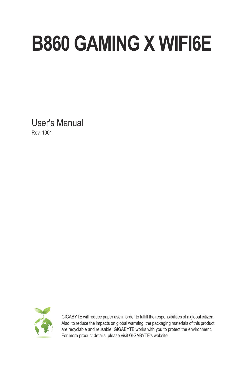 Материнская плата GIGABYTE B860 GAMING X WIFI6E