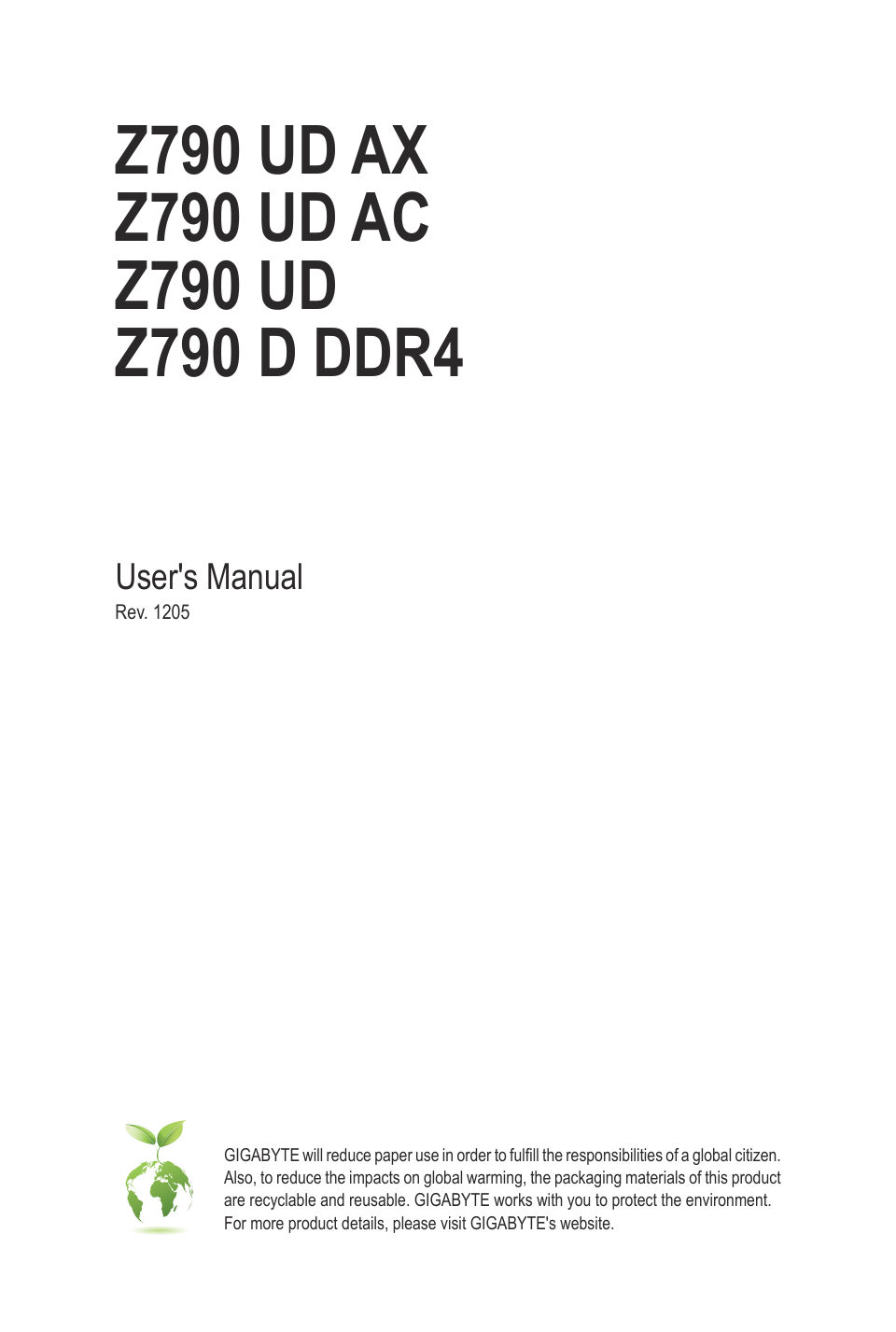 Материнская плата GIGABYTE Z790 UD