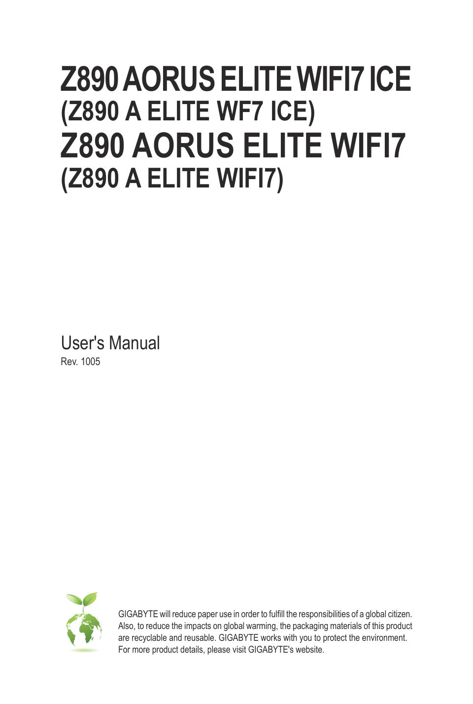 Материнская плата GIGABYTE Z890 AORUS ELITE WIFI7