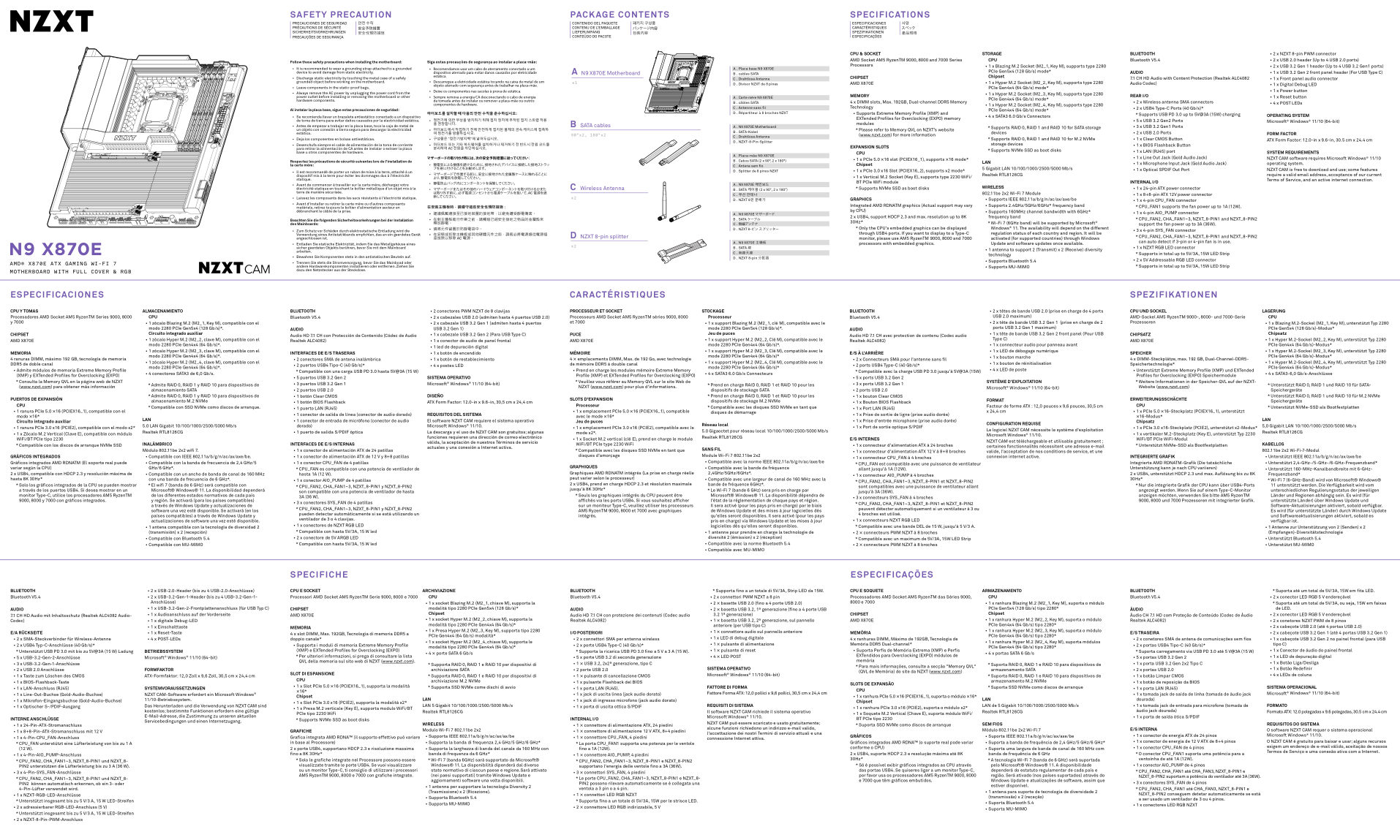 Материнская плата NZXT N9 X870E