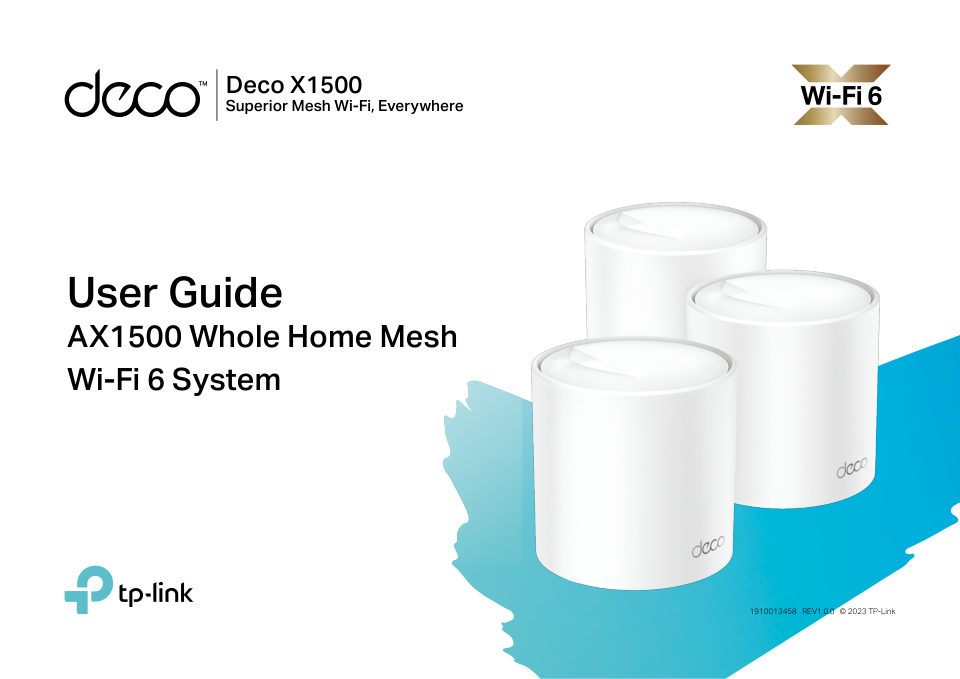 MESH-комплект TP-Link Deco X1500 (1-pack)