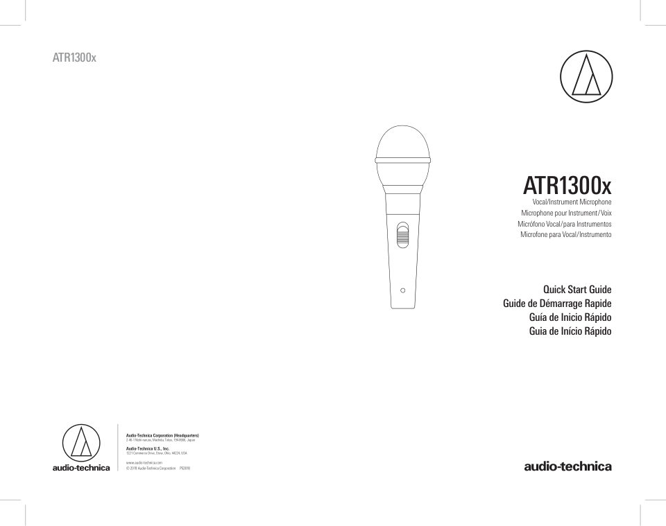 Микрофон Audio-Technica ATR1300x