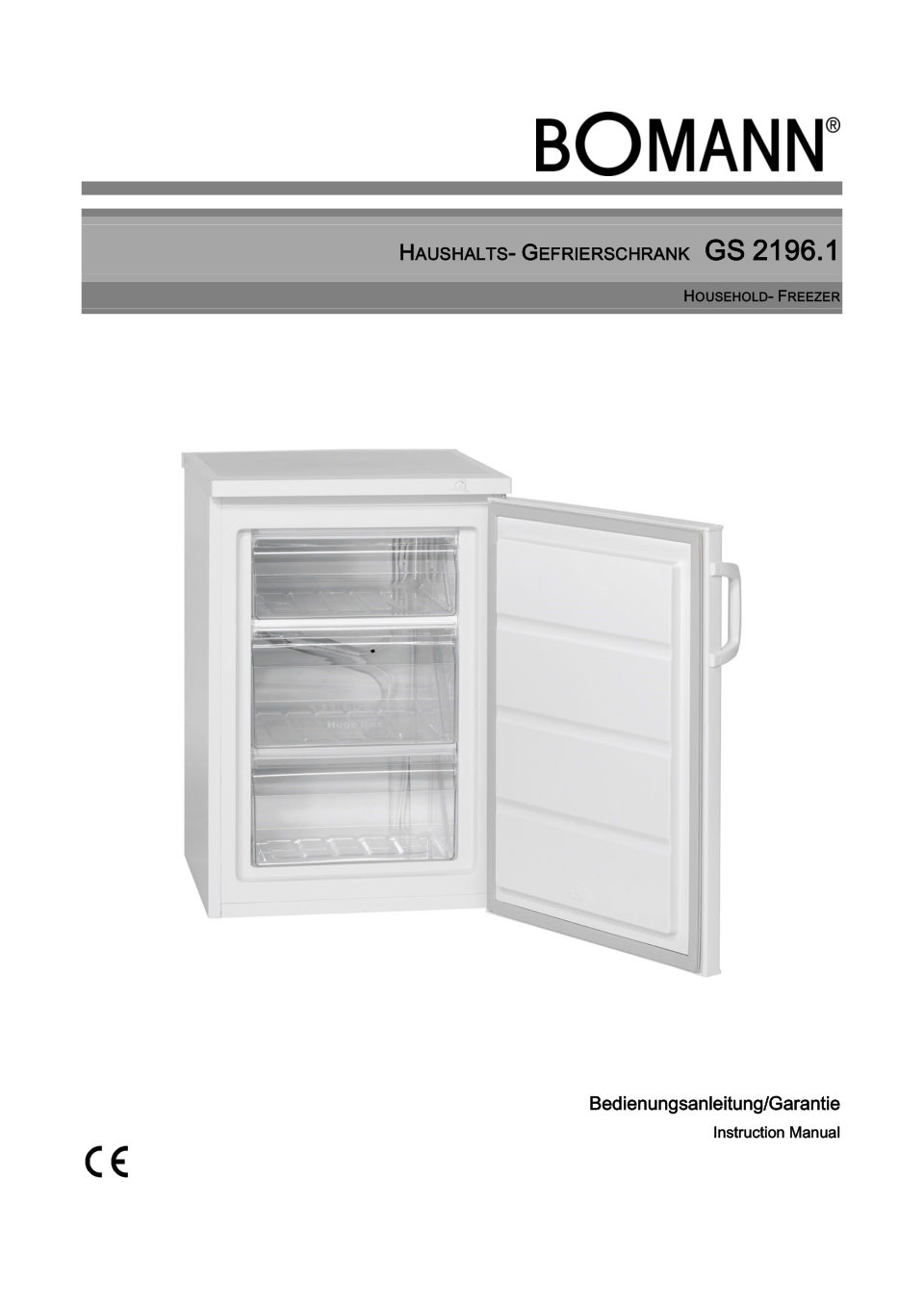 Морозильный шкаф Bomann GS 2196.1 weiss