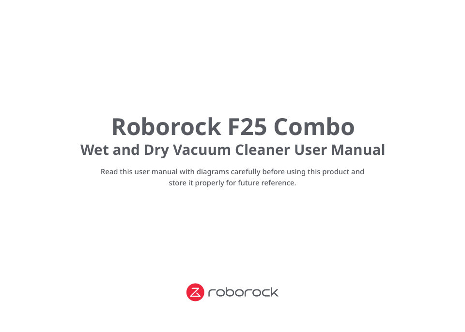 Моющий пылесос вертикальный Roborock F25 Combo