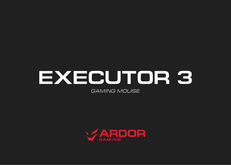 Мышь проводная ARDOR GAMING Executor 3 [ARD-ET3327-BK]