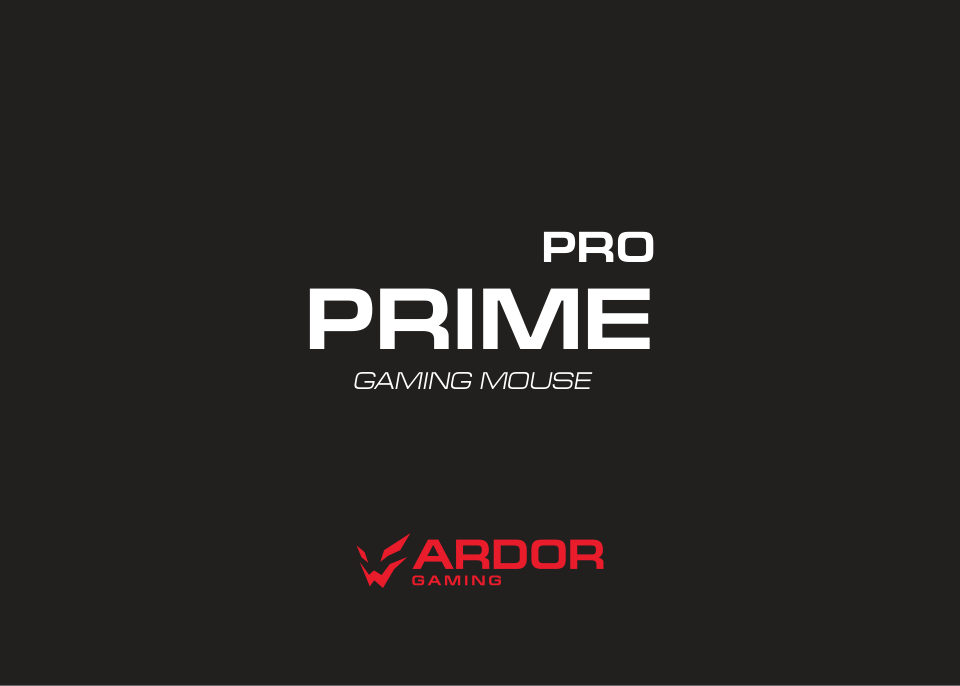 Мышь проводная ARDOR GAMING Prime PRO [ARD-PR3370-BK]
