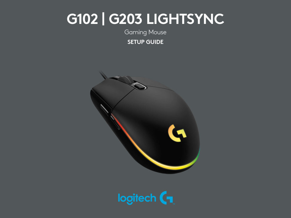 Мышь проводная Logitech G102 LIGHTSYNC [910-005809]