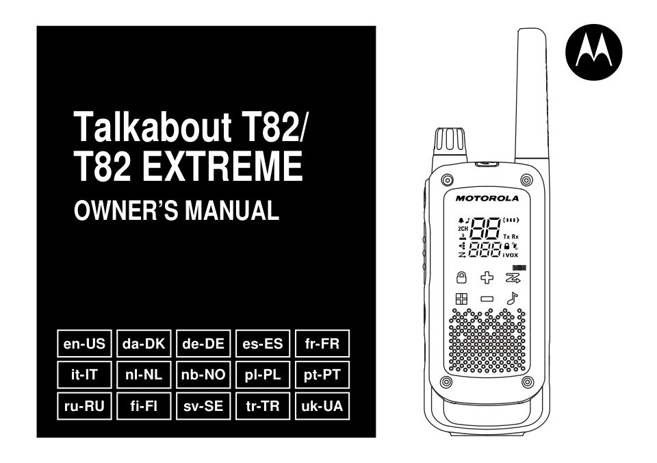 Набор радиостанций Motorola TALKABOUT T82