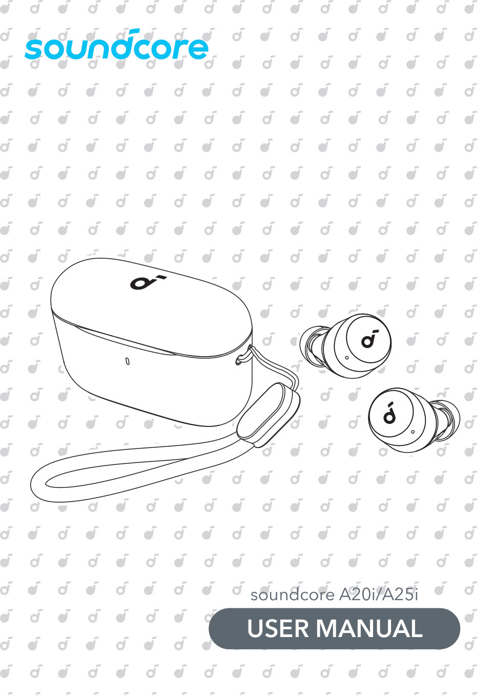 Наушники TWS Anker Soundcore A25i черный 2023