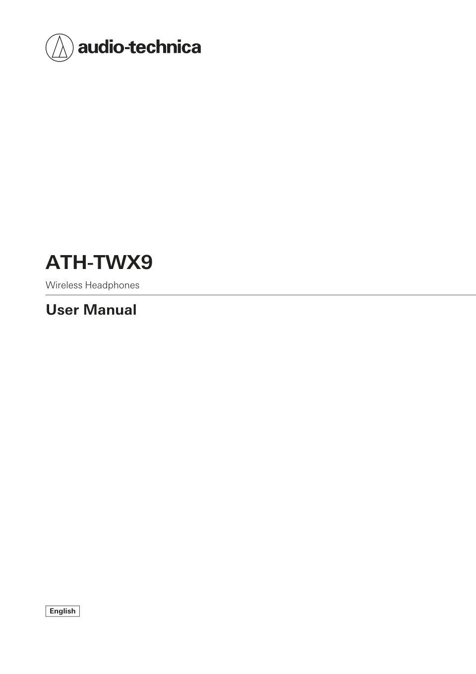Наушники TWS Audio Technica ATH-TWX9 черный 2022