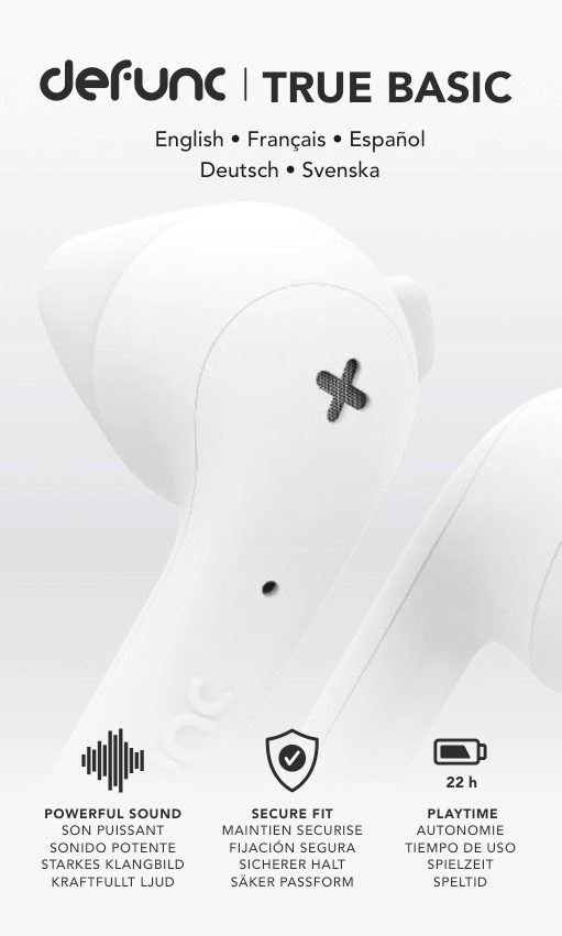 Наушники TWS Defunc True Basic черный 2021