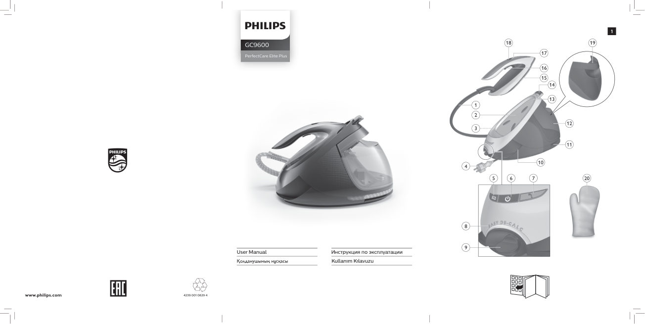 Парогенератор Philips GC9660