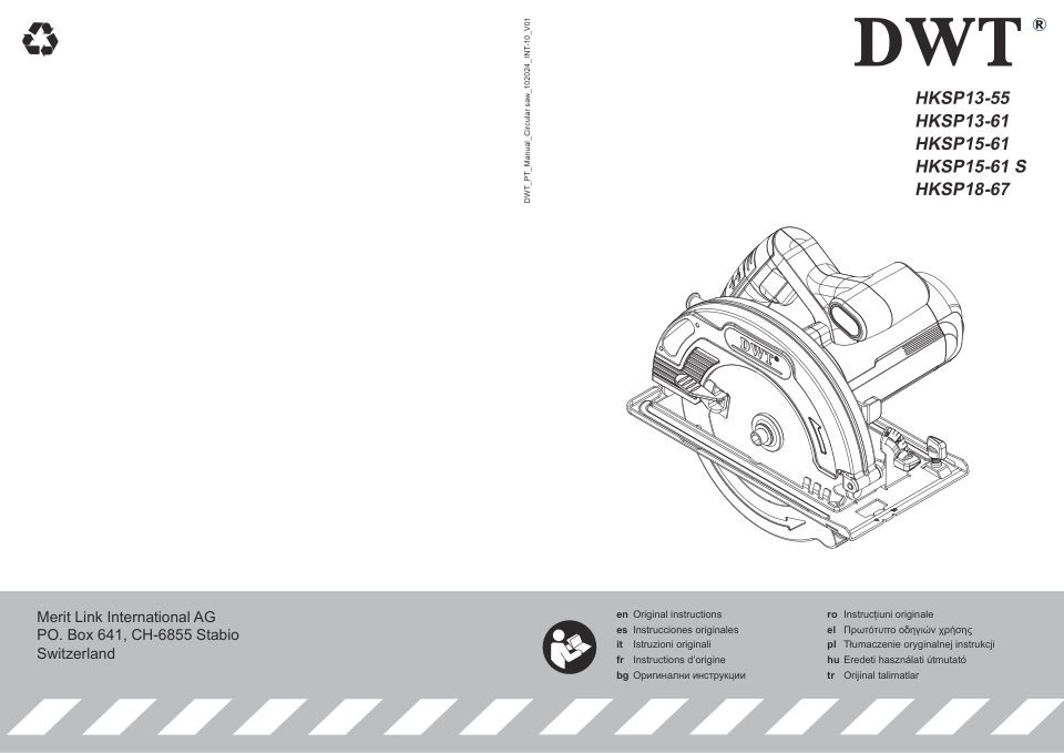 Пила дисковая DWT HKSP13-61