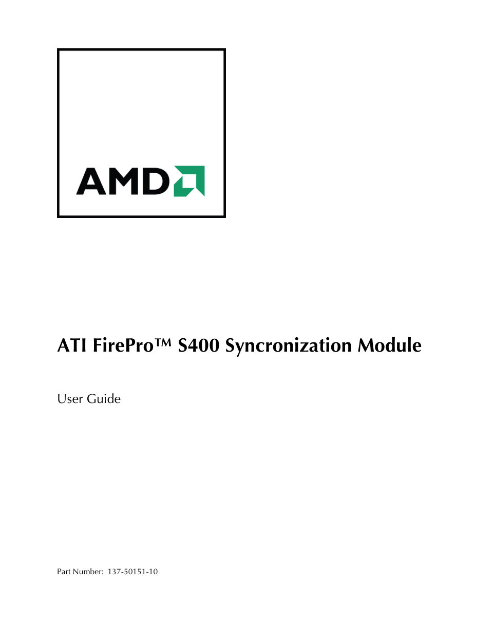 Плата синхронизации для видеокарты AMD FirePro S400 Sync Module