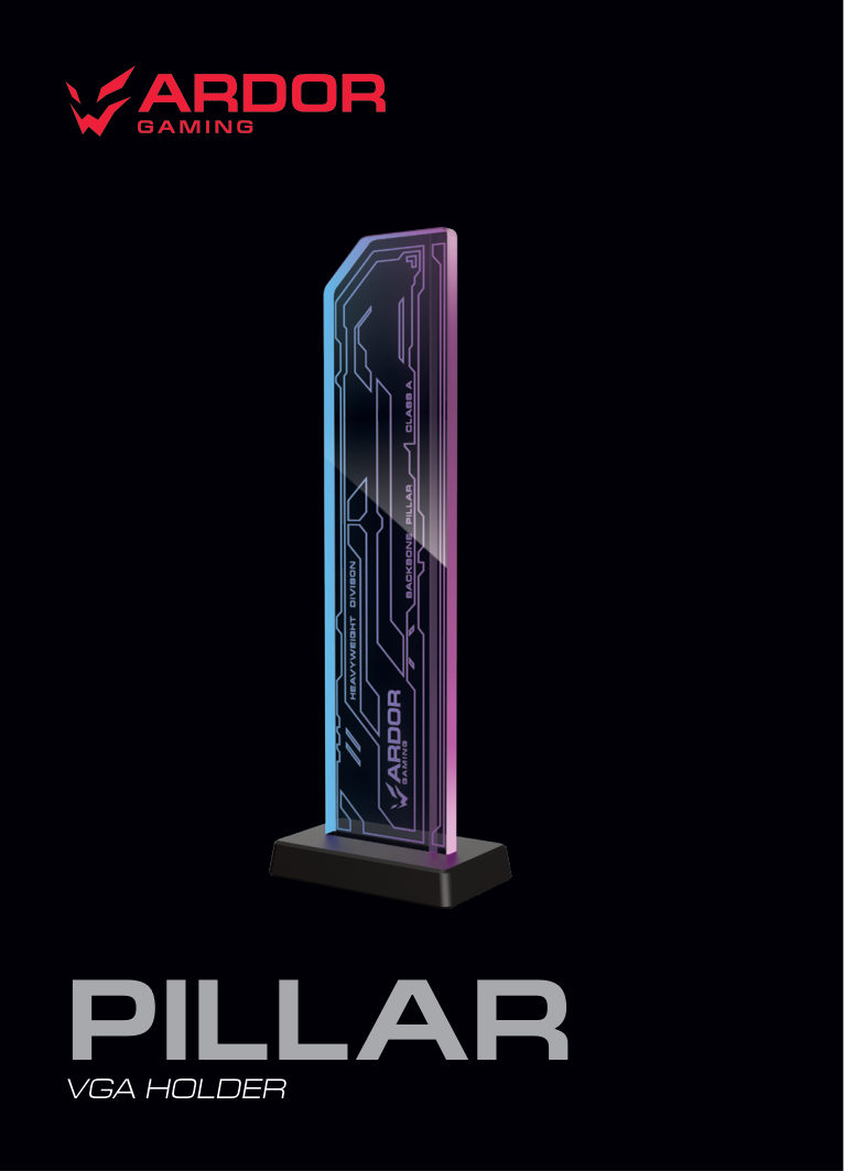 Подставка для видеокарты ARDOR GAMING Pillar DL280 прозрачный
