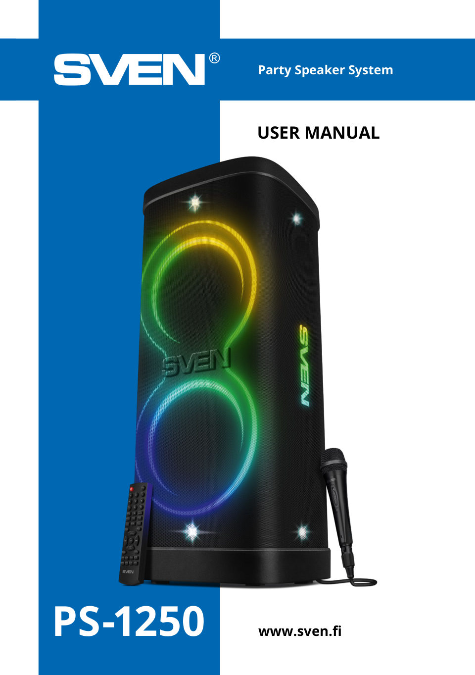 Портативная аудиосистема SVEN АС PS-1250,