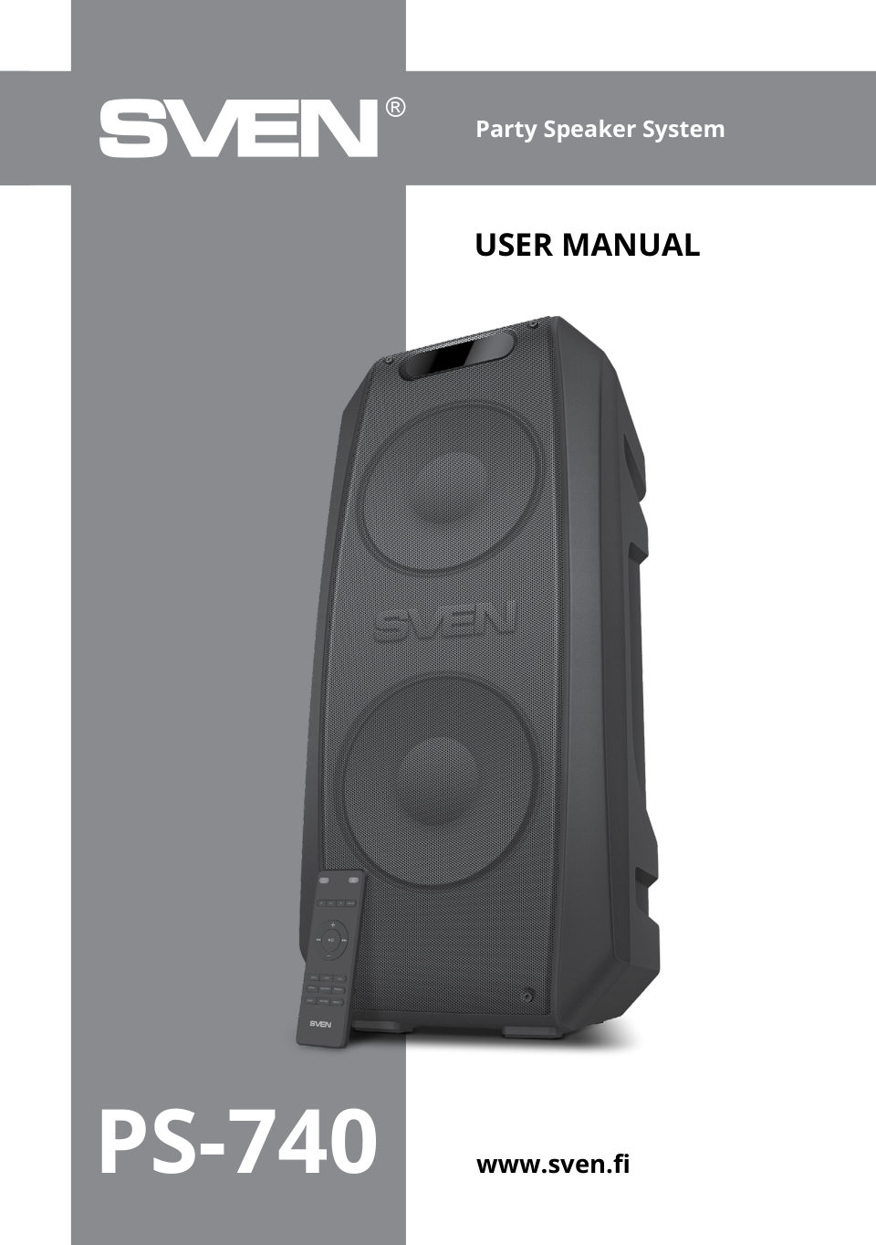 Портативная аудиосистема SVEN PS-740,