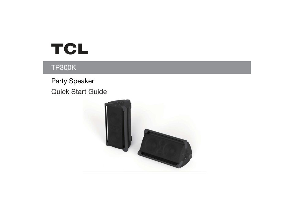 Портативная аудиосистема TCL TP300K,