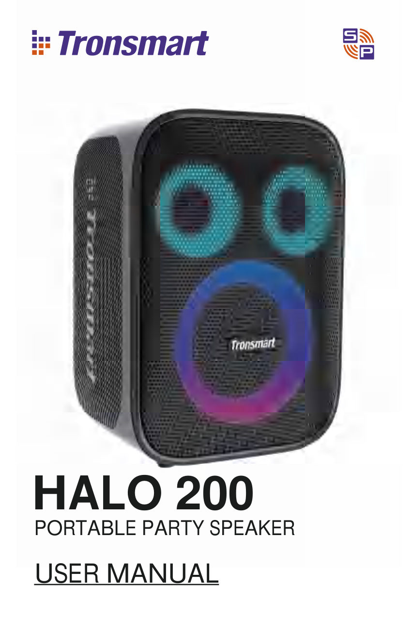 Портативная аудиосистема Tronsmart Halo 200,