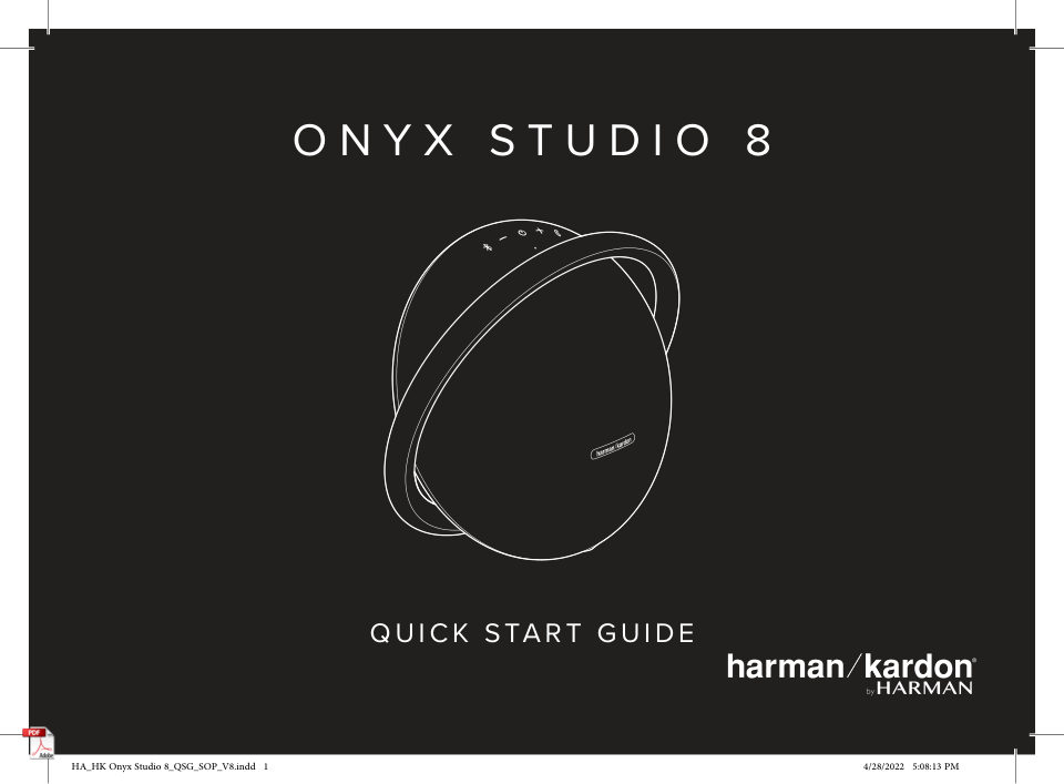Портативная колонка Harman Kardon Onyx Studio 8,
