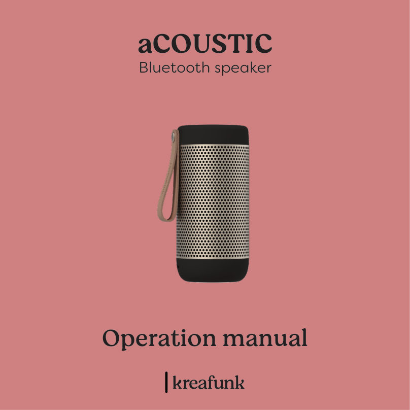 Портативная колонка KreaFunk aCOUSTIC,