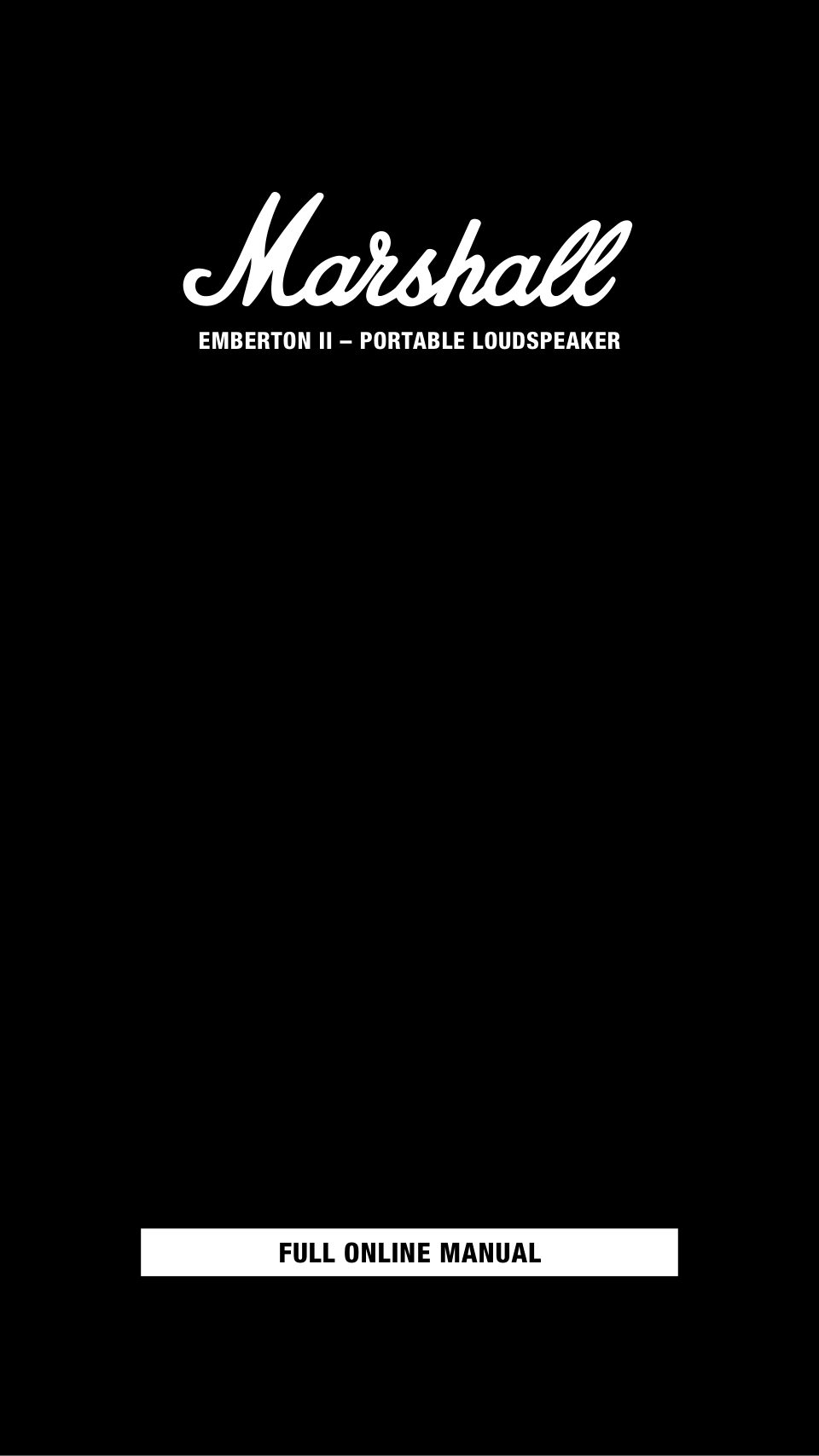 Портативная колонка Marshall Emberton 2
