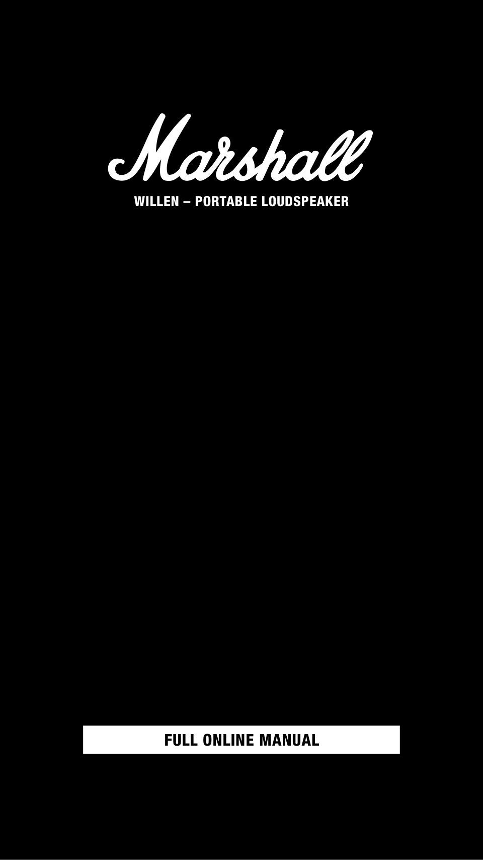 Портативная колонка Marshall Willen,