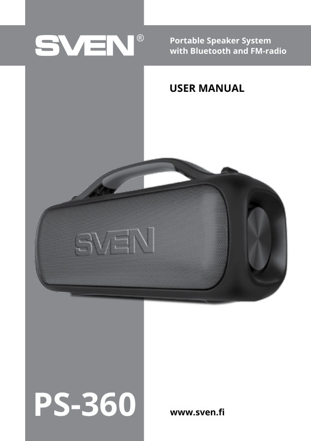 Портативная колонка SVEN PS-360,
