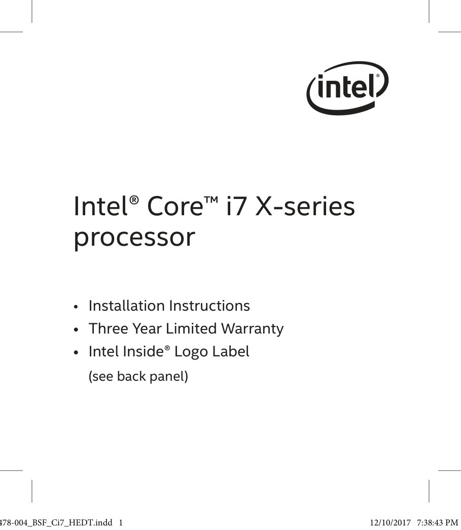 Процессор Intel Core i7