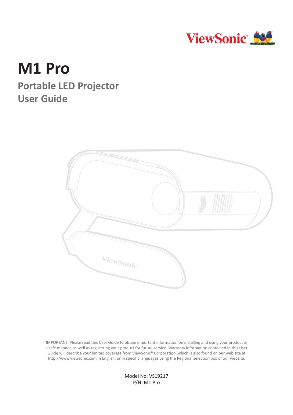 Проектор ViewSonic M1 Pro