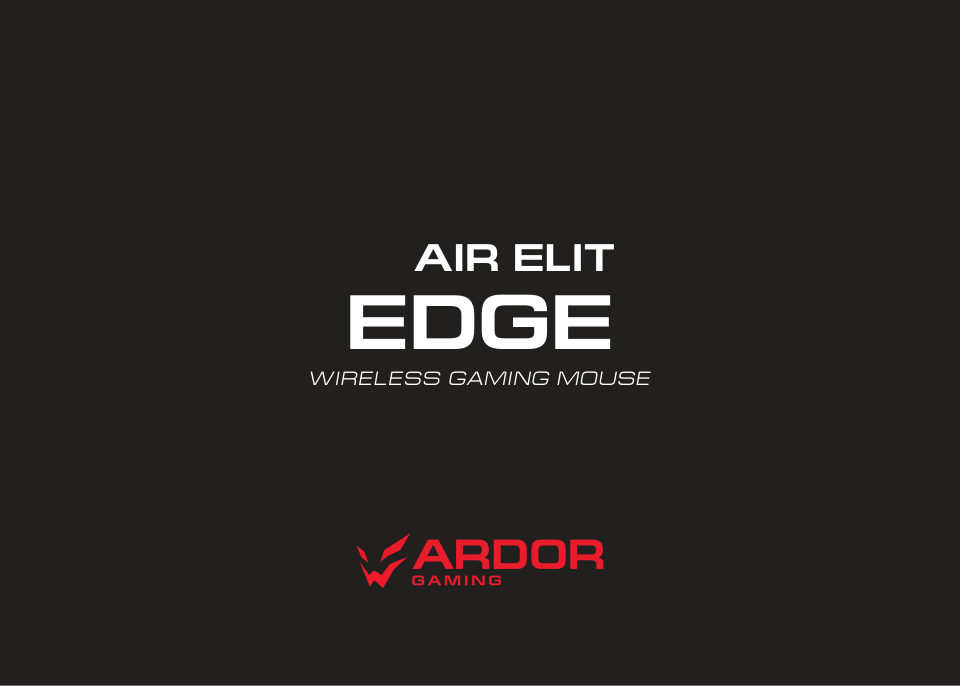 Мышь беспроводная/проводная ARDOR GAMING Edge Air Elit [ARDW-EGA3325-BK]